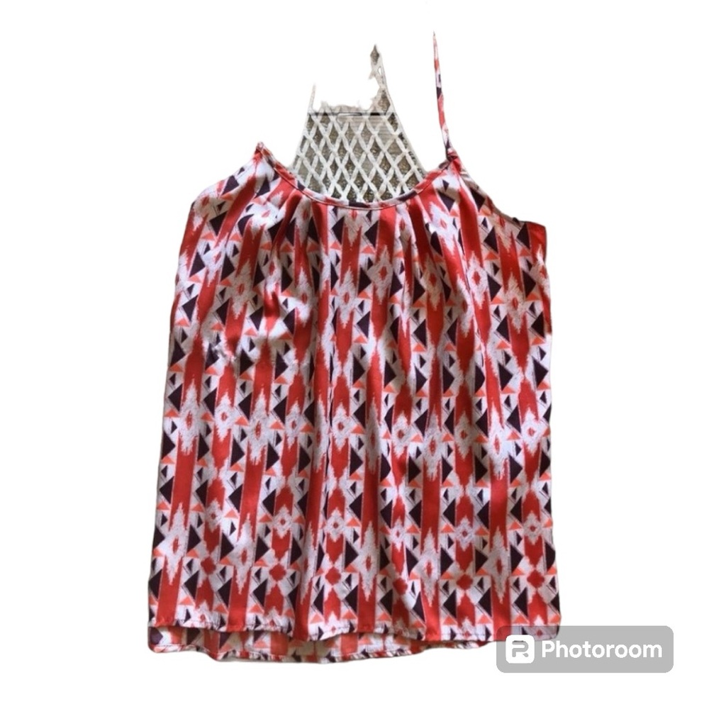 ⚡️ Aztec Print Sleeveless Top Tank Blouse  ~ Size M ⚡️